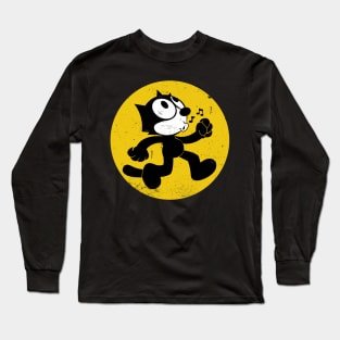 Felix The Cat Walking Whistle Long Sleeve T-Shirt